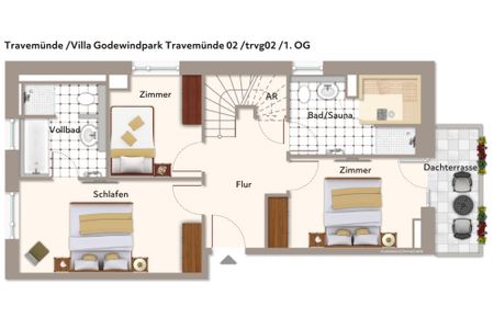 Villa Godewindpark Travemünde Villa Godewindpark Travemünde 02 Travemünde - Grundriss