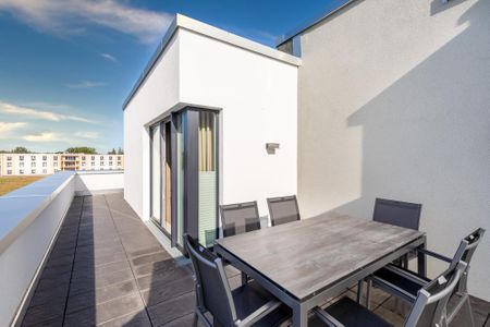 Aparthotel Ostseeallee Aparthotel Ostseeallee 1-07 Boltenhagen - Dachterrasse mit Zugang zum Wohn-/Essbereich