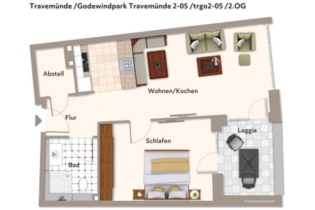 Godewindpark Travemünde Godewindpark Travemünde 2-05 Travemünde - Grundriss (Angaben ohne Gewähr)