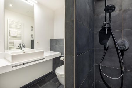 Apartmentanlage Meerblickvilla Apartmentanlage Meerblickvilla 1-10 Großenbrode - Badezimmer 1 mit ebenerdiger Regendusche