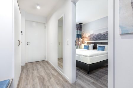 Apartmentanlage Meerblickvilla Apartmentanlage Meerblickvilla 1-14 Großenbrode - Flur mit Zugang zum Schlafzimmer