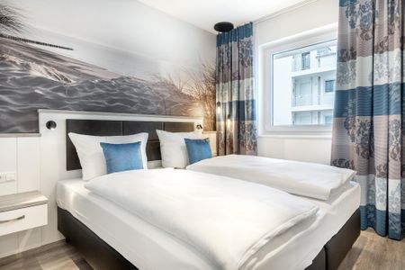 Apartmentanlage Meerblickvilla Apartmentanlage Meerblickvilla 2-20 Großenbrode - Schlafzimmer mit Boxspringbett