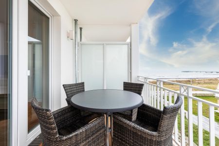 Apartmentanlage Meerblickvilla Apartmentanlage Meerblickvilla 2-20 Großenbrode - Balkon mit Blick auf die Ostsee