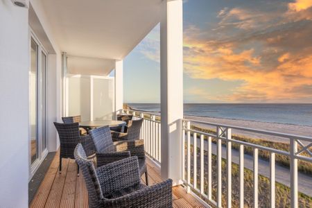 Apartmentanlage Meerblickvilla Apartmentanlage Meerblickvilla 2-24 Großenbrode - Balkon mit Blick auf die Ostsee
