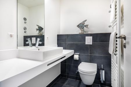 Apartmentanlage Meerblickvilla Apartmentanlage Meerblickvilla 2-24 Großenbrode - Badezimmer 1 mit Waschtisch