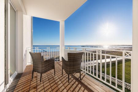 Apartmentanlage Meerblickvilla Apartmentanlage Meerblickvilla 2-22 Großenbrode - Balkon 2 mit Blick auf die Ostsee