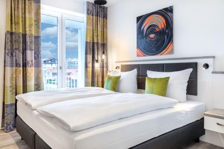 Apartmentanlage Meerblickvilla Apartmentanlage Meerblickvilla 2-22 Großenbrode - Schlafzimmer mit Zugang zum Balkon