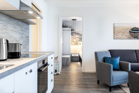Apartmentanlage Meerblickvilla Apartmentanlage Meerblickvilla 2-23 Großenbrode - Wohn-/Essbereich mit Zugang zum Schlafzimmer