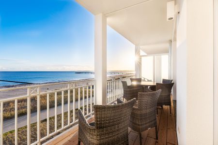 Apartmentanlage Meerblickvilla Apartmentanlage Meerblickvilla 2-25 Großenbrode - Balkon mit Blick auf die Ostsee