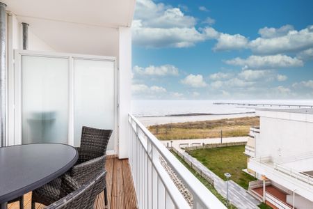 Apartmentanlage Meerblickvilla Apartmentanlage Meerblickvilla 3-34 Großenbrode - Balkon mit Gartenmöbeln