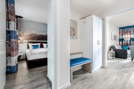 Apartmentanlage Meerblickvilla Apartmentanlage Meerblickvilla 3-37 Großenbrode - Flur mit Zugang zum Wohn-/Essbereich