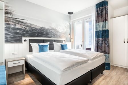 Apartmentanlage Meerblickvilla Apartmentanlage Meerblickvilla 3-37 Großenbrode - Schlafzimmer 1 mit Boxspringbett