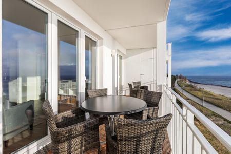 Apartmentanlage Meerblickvilla Apartmentanlage Meerblickvilla 3-39 Großenbrode - Balkon mit Zugang zum Wohn-/Essbereich