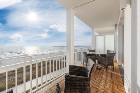 Apartmentanlage Meerblickvilla Apartmentanlage Meerblickvilla 3-39 Großenbrode - Balkon mit Blick zur Ostsee
