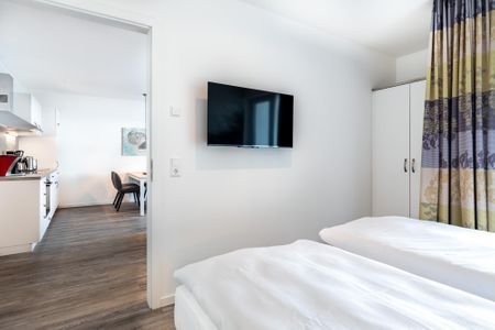 Apartmentanlage Meerblickvilla Apartmentanlage Meerblickvilla 2-26 Großenbrode - Schlafzimmer mit Zugang zum Wohn-/Essbereich