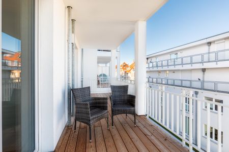 Apartmentanlage Meerblickvilla Apartmentanlage Meerblickvilla 2-27 Großenbrode - Balkon mit Gartenstühle