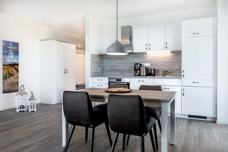 Apartmentanlage Meerblickvilla Apartmentanlage Meerblickvilla 2-27 Großenbrode - Wohn-/Essbereich mit Küchenzeile