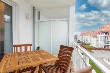 Apartmentanlage Meerblickvilla Apartmentanlage Meerblickvilla 2-28 Großenbrode - Balkon mit Gartenmöbeln
