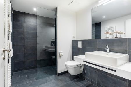Apartmentanlage Meerblickvilla Apartmentanlage Meerblickvilla 3-40 Großenbrode - Badezimmer mit Waschtisch