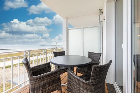 Apartmentanlage Meerblickvilla Apartmentanlage Meerblickvilla 1-13 Großenbrode - Balkon mit Gartenmöbeln