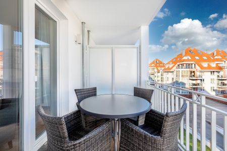 Apartmentanlage Meerblickvilla Apartmentanlage Meerblickvilla 2-30 Großenbrode - Balkon mit Zugang zum Wohn-/Essbereich