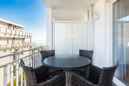 Apartmentanlage Meerblickvilla Apartmentanlage Meerblickvilla 2-31 Großenbrode - Balkon mit Gartenmöbeln