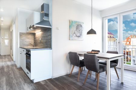 Apartmentanlage Meerblickvilla Apartmentanlage Meerblickvilla 2-31 Großenbrode - Wohn-/Essbereich mit Esstisch