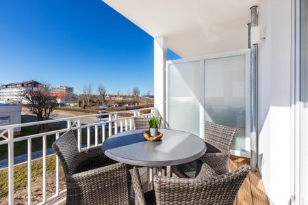 Apartmentanlage Meerblickvilla Apartmentanlage Meerblickvilla 1-07 Großenbrode - Balkon mit Gartenmöbeln