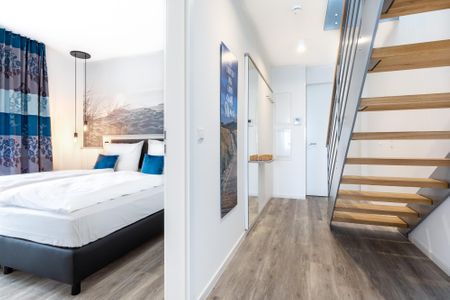 Apartmentanlage Meerblickvilla Apartmentanlage Meerblickvilla 3-32 Großenbrode - Flur mit Blick zum Schlafzimmer
