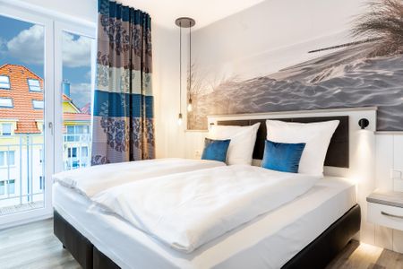 Apartmentanlage Meerblickvilla Apartmentanlage Meerblickvilla 3-32 Großenbrode - Schlafzimmer mit Austritt