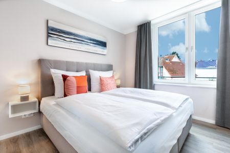 Godewindpark Travemünde Godewindpark Travemünde 1-17 Travemünde - Schlafzimmer mit Boxspringbett