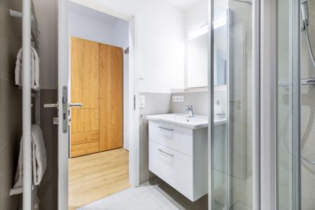 Ferienapartments am Krusespeicher Ferienapartments am Krusespeicher 1-07 Wismar - Badezimmer mit Waschtisch