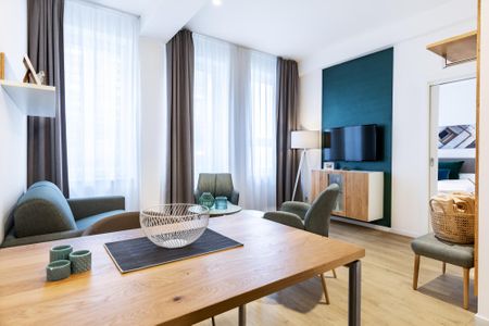 Ferienapartments am Krusespeicher Ferienapartments am Krusespeicher 2-18 Wismar - Wohn-/Essbereich mit Essbereich
