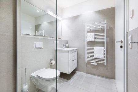 Ferienapartments am Krusespeicher Ferienapartments am Krusespeicher 3-33 Wismar - Badezimmer mit Waschtisch