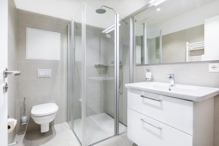 Ferienapartments am Krusespeicher Ferienapartments am Krusespeicher 1-14 Wismar - Badezimmer mit Waschtisch