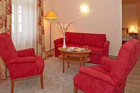 Seehof Seehof 25 Usedom - Wohn-Essbereich mit Couch