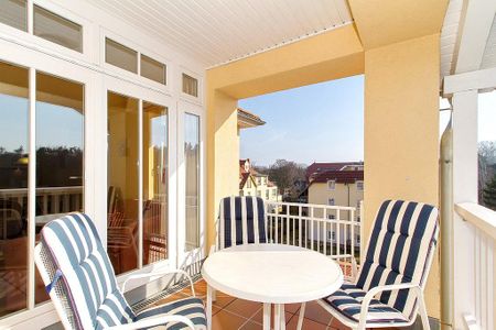 Dünenschloss Dünenschloss 1-32 Kühlungsborn - Balkon mit Gartenmöbeln