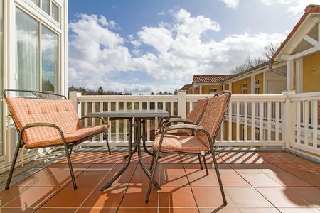 Dünenschloss Dünenschloss 1-42 Kühlungsborn - Balkon mit Gartenmöbeln