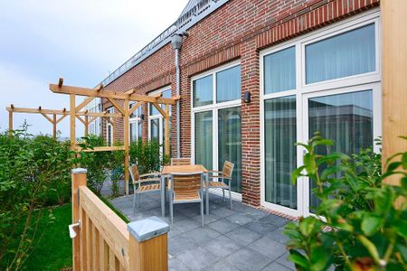 Aparthotel Anna Düne Aparthotel Anna Düne 0-02 Wangerooge - Terrasse mit Gartenmöbel