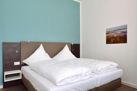 Aparthotel Anna Düne Aparthotel Anna Düne 0-10 Wangerooge - Schlafbereich mit Doppelbett