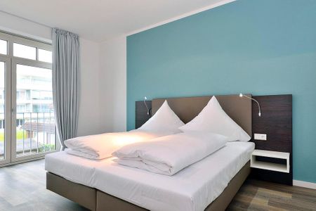 Aparthotel Anna Düne Aparthotel Anna Düne 1-24 Wangerooge - Schlafzimmer mit Doppelbett