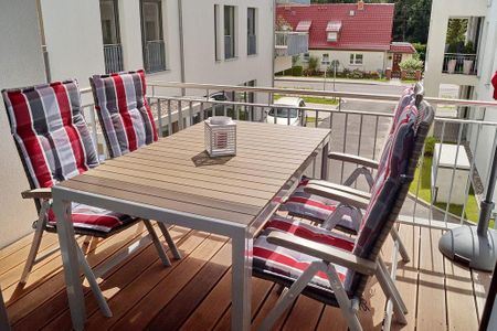 DünenResort Binz DünenResort Binz 418 Rügen - Balkon mit Gartenmöbeln