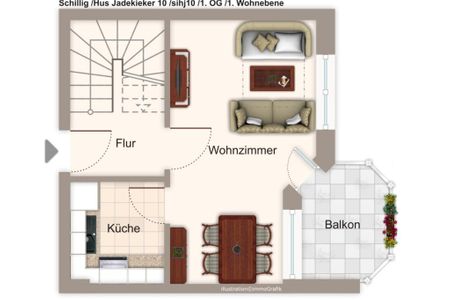 Hus Jadekieker Hus Jadekieker 10 Schillig - Grundriss