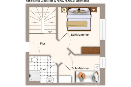 Hus Jadekieker Hus Jadekieker 22 Schillig - Grundriss