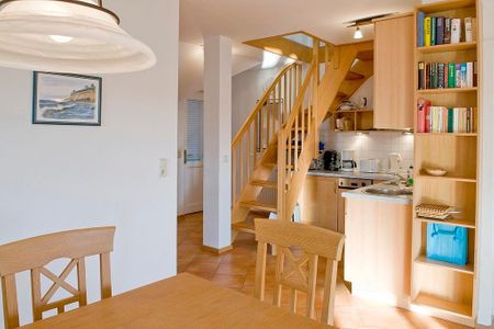 Meeresblick Meeresblick 507 Kühlungsborn - Küchenzeile mit Mikrowelle