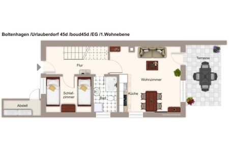 Urlauberdorf Urlauberdorf 45d Boltenhagen - Grundriss (Angaben ohne Gewähr)