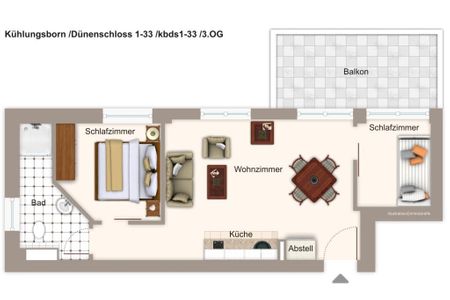 Dünenschloss Dünenschloss 1-33 Kühlungsborn - Grundriss