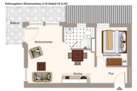 Dünenschloss Dünenschloss 2-18 Kühlungsborn - Grundriss