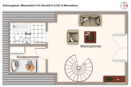 Meeresblick Meeresblick 514 Kühlungsborn - Grundriss