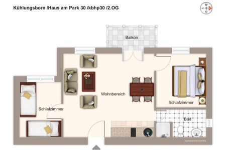 Haus am Park Haus am Park 30 Kühlungsborn - Grundriss